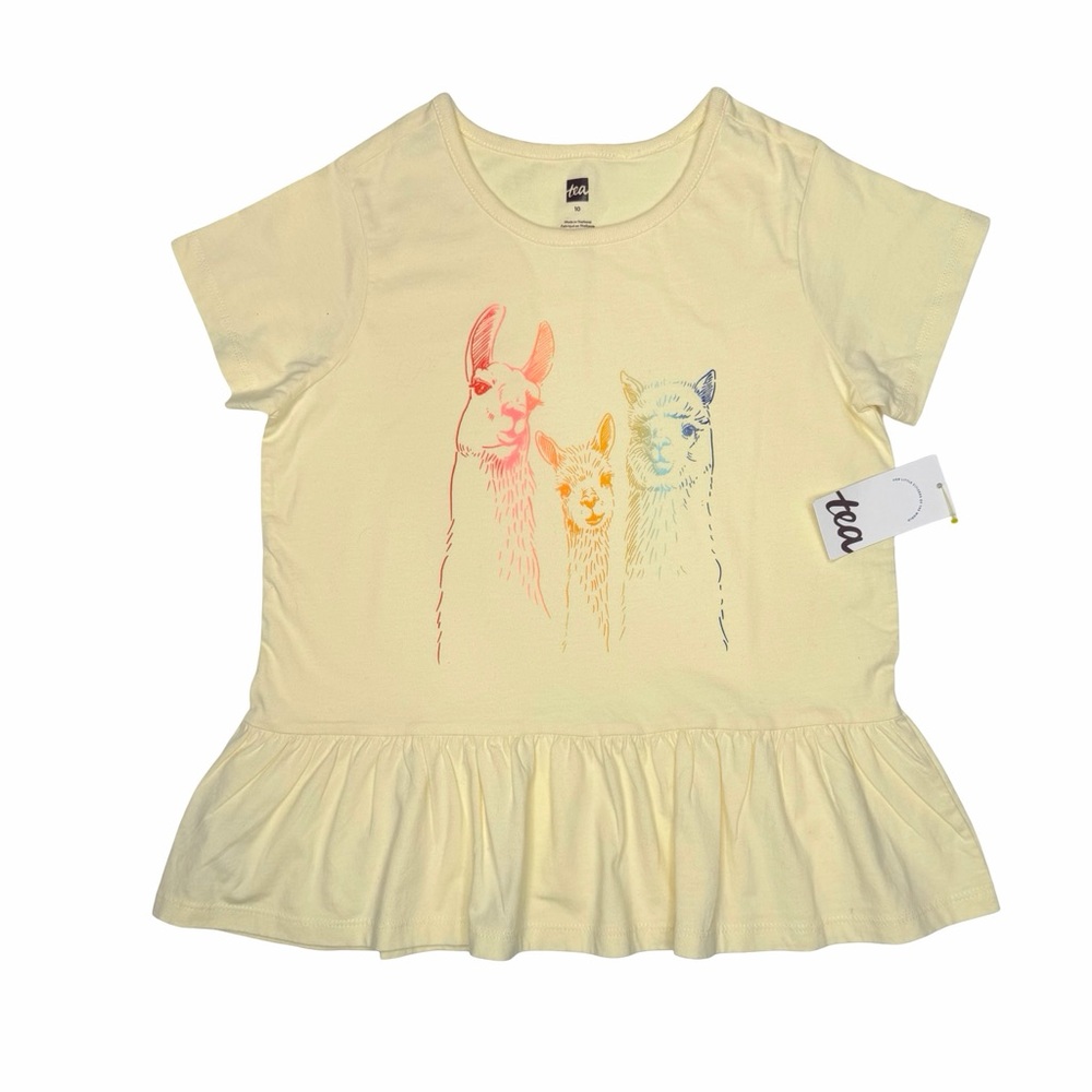 Tea Collection Llama Peplum Tee